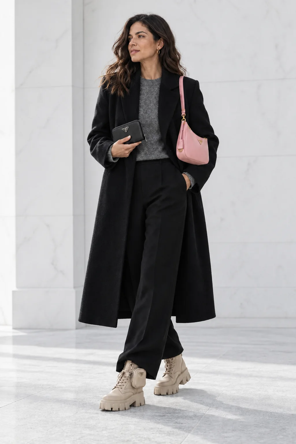 Prada, Saffiano y suela gruesa