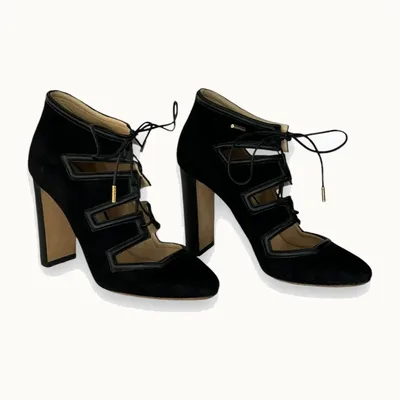 Tacones Jimmy Choo Suede Napa Lace Up