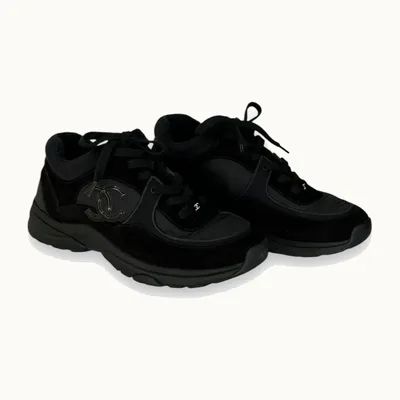 Chanel Low Sneakers Black