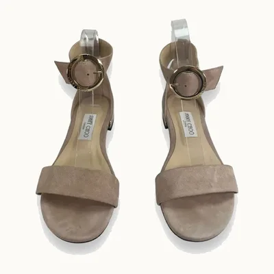 Sandalias Jimmy Choo Jaimie Suede Nudes