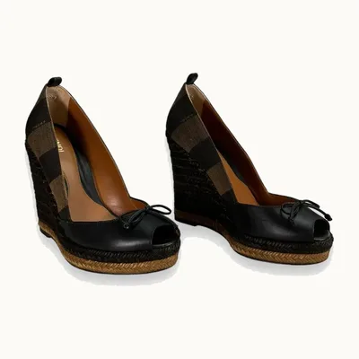 Zapatillas Fendi Pequin Pattern Canvas