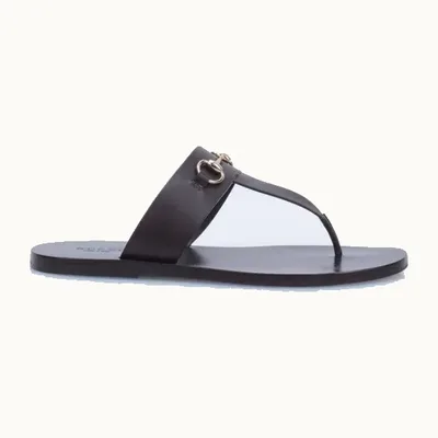 Gucci Horsebit 1955 Thong Sandals Brown, Size 37