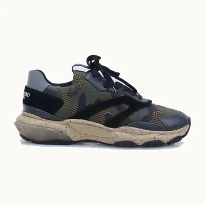 Tenis Valentino Bounce Camouflage Estampado, Talla 42