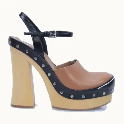 Zapatillas Prada Clog Cameles, Talla 36.5