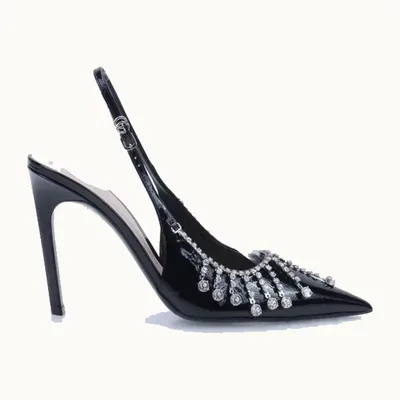 Gucci Guinevere Heels Black, Size 38