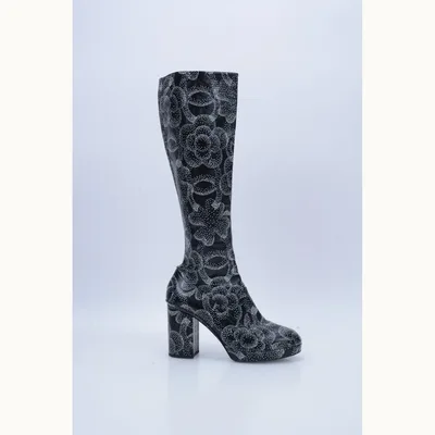 Chanel Camellia 2023 Ltd Edition Shoes Black, Size 38.5