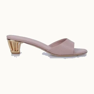 Salvatore Ferragamo Arya 40 Shoes Nude, Size 39