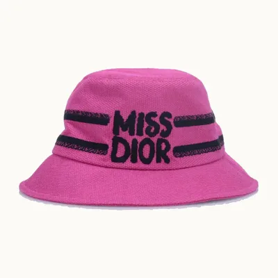 Sombrero de Pescador Dior DBobby Miss Graffiti Small Rosa, Talla S