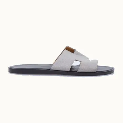 Zapatos Hermès Izmir Canvas Beiges, Talla 44.5