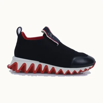 Christian Louboutin Tiketa Run Shoes Black, Size 39.5