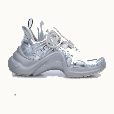Zapatos Louis Vuitton Archlight Plateados, Talla 38.5