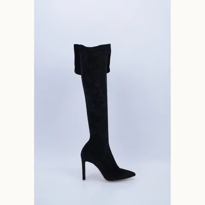 Zapatos Jimmy Choo Lorraine 100 Velvet Negros, Talla 38.5