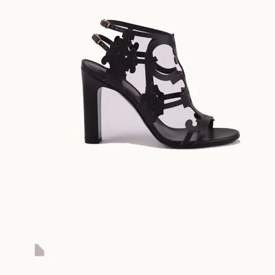 Hermès Karlotta Shoes Black, Size 39