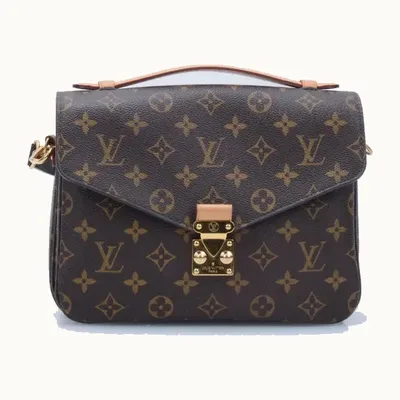 Bolsa Crossbody Louis Vuitton Pochette Métis Monogram, Bueno, KV-0237