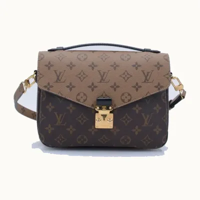 Bolsa Crossbody Louis Vuitton Pochette Métis Monogram, Bueno, KV-0238