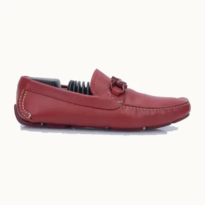 Salvatore Ferragamo Parigi Shoes Red, Size 7.5