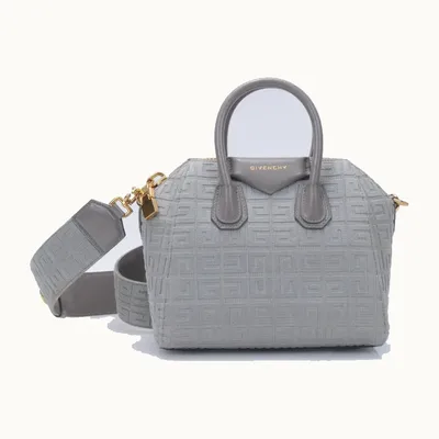 Bolsa Givenchy Antigona Mini 4G Gris, Correcto