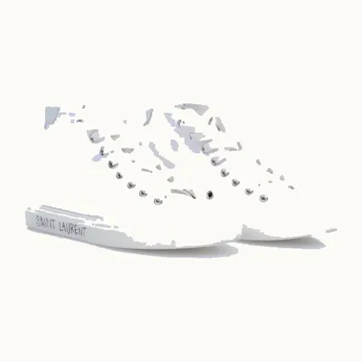 Zapatos Saint Laurent Malibu High Blancos, Talla 37.5