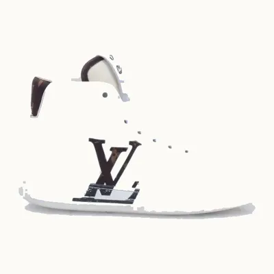 Zapatos Louis Vuitton Charlie High Blancos, Talla 35
