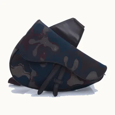 Bolsa Saddle Dior Camou Peter Doig Estampado