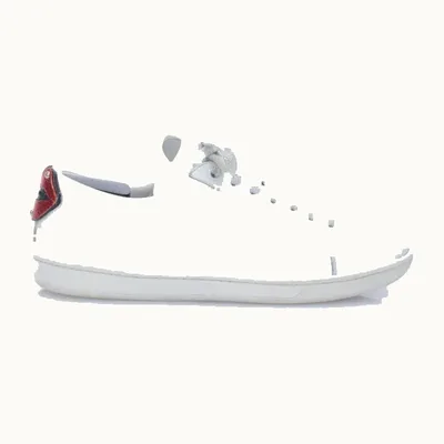 Zapatos Saint Laurent Court Lips Blancos, Talla 37.5