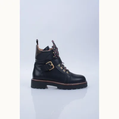 Zapatos Louis Vuitton Territory Ranger Combat Negros, Talla 36.5