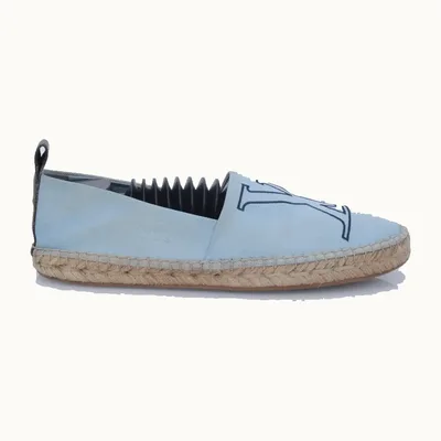 Zapatos Louis Vuitton Seashore Denim Azules, Talla 39