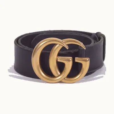Cinturón Gucci Double Negro