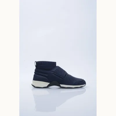 Zapatos Chanel Sock Speed Azules, Talla 38