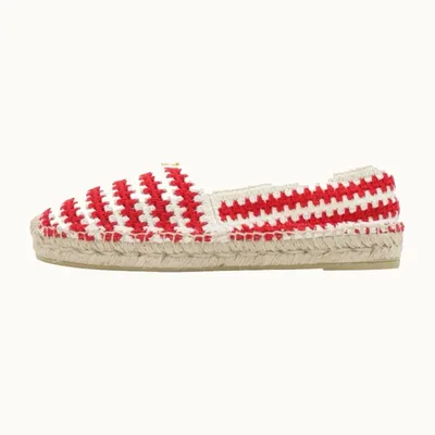 Alpargatas Prada Crochet, Talla 40