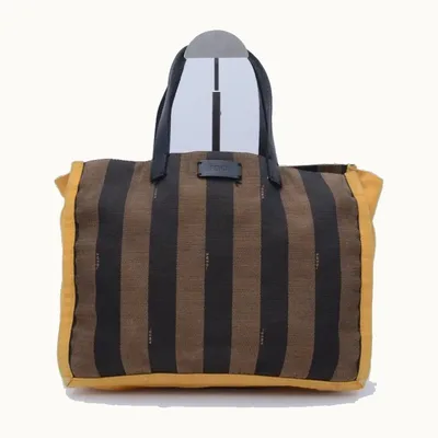 Bolsa Tote Fendi Pequin Café