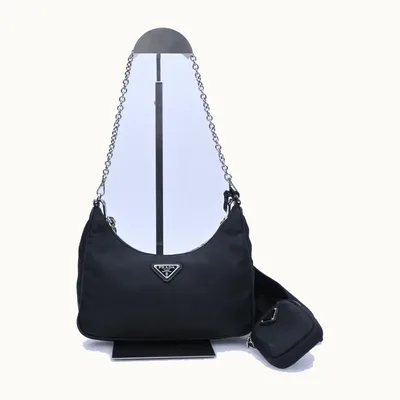 Prada Re-Edition 2005 Re-Nylon Crossbody Bag Black