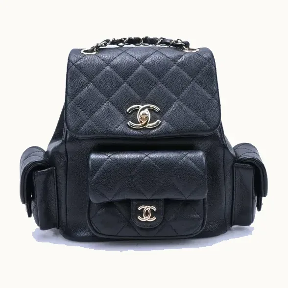 Mochila Chanel Duma Small Caviar Negro
