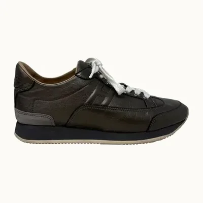 Hermès Quick Low-Top Sneakers, Size 37, Fair