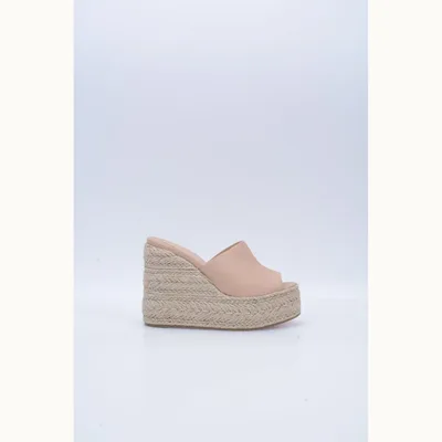 Sandalias Christian Louboutin Ariella Zeppa 130.0 Nudes, Talla 38