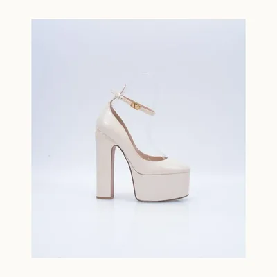 Zapatillas Valentino Tan-Go 155.0 Patent Beiges, Talla 36.5