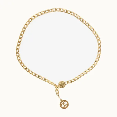 Cinturón Chanel Vintage CC, Excelente, KV-3452
