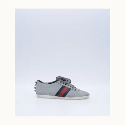 Tenis Gucci Bambi Plateados, Talla 36