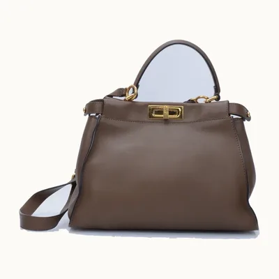Bolsa Fendi Peekaboo Medium Café