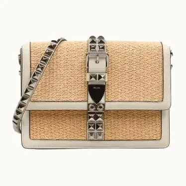 Bolsa Crossbody Prada Raffia