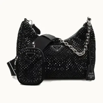 Prada Re-Edition 2005 Re Edition Crystal Handbag