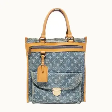 Bolsa Louis Vuitton Plat Denim Monogram
