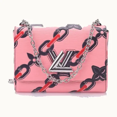 Bolsa Louis Vuitton Twist Epi Chain Flower Rosa
