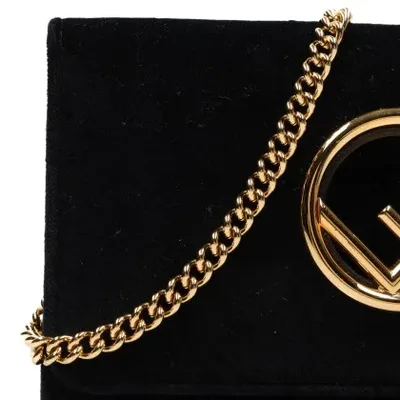 Cartera Fendi On Chain Velvet