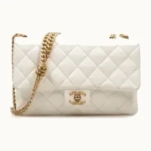 Chanel Bolsa De Hombro Lambskin