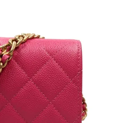 Bolsa Chanel Wallet on Chain WOC Caviar