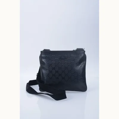 Bolsa Messenger Gucci GG Crystal Negra