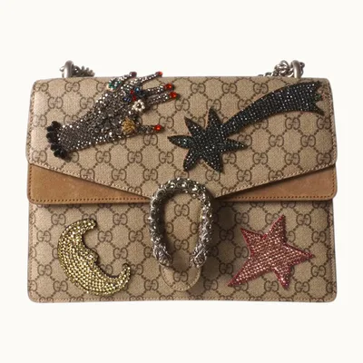 Bolsa Crossbody Gucci Dionysus Embroidered Sequin Medium