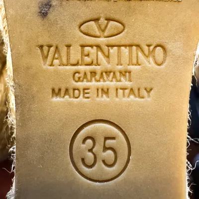 Alpargatas Valentino Garavani, Talla 35, Muy bueno