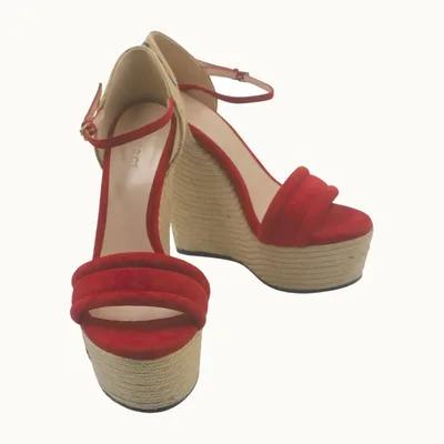 Alpargatas Gucci, Talla 37, Excelente, KV-5317